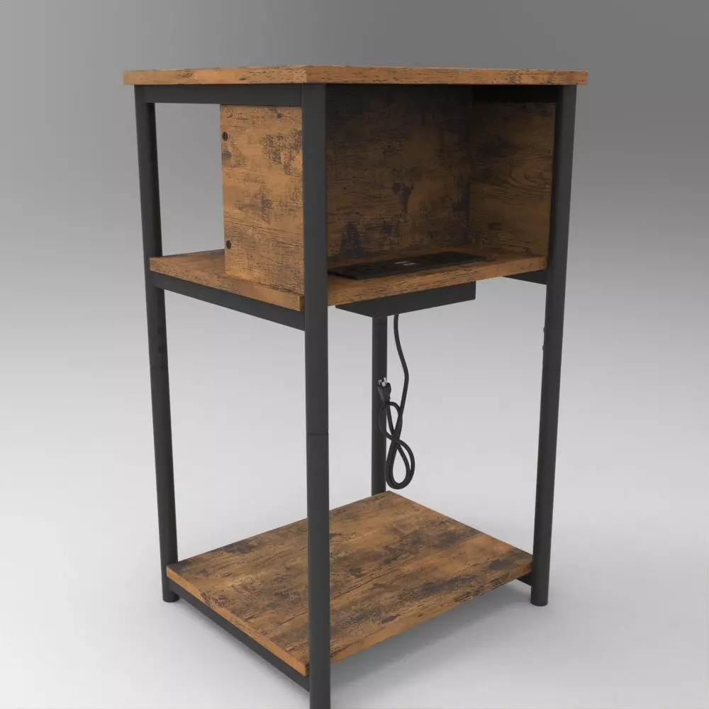 Table059 Low-poly 3D model_0