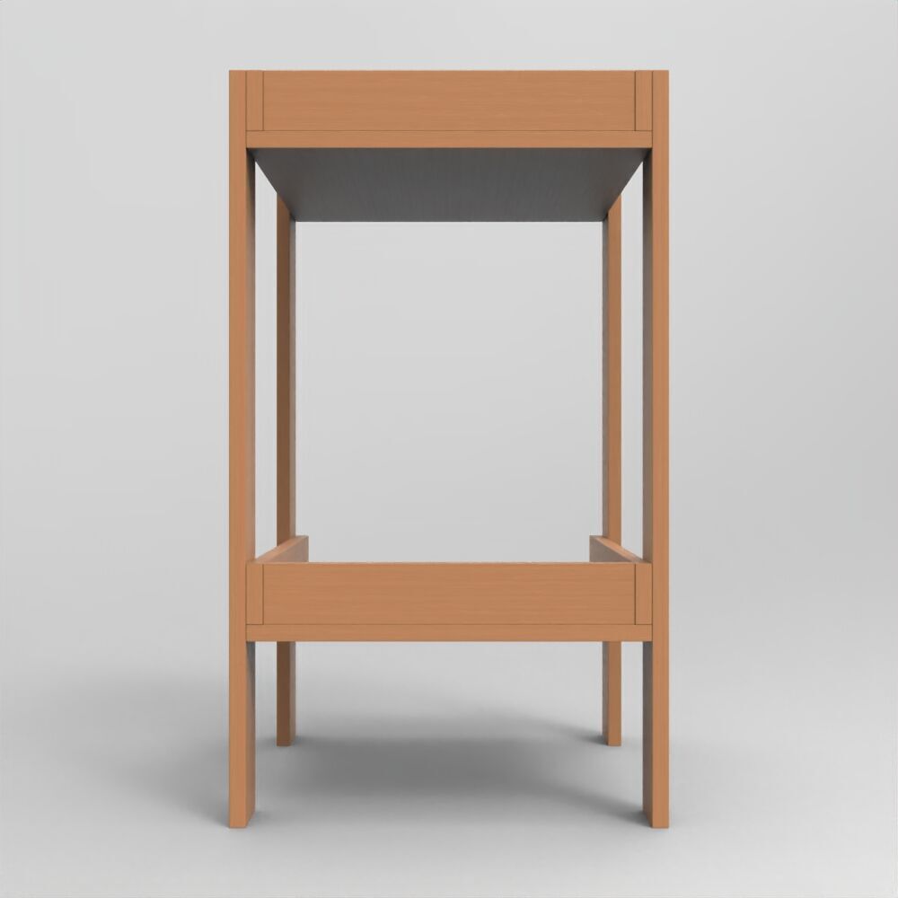 Table057 Low-poly 3D model_3