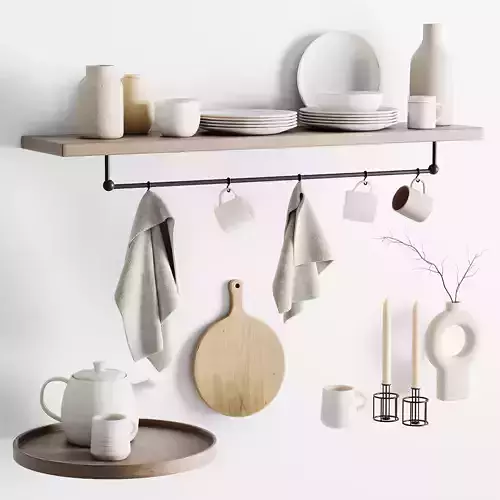 DISH SET 3D model