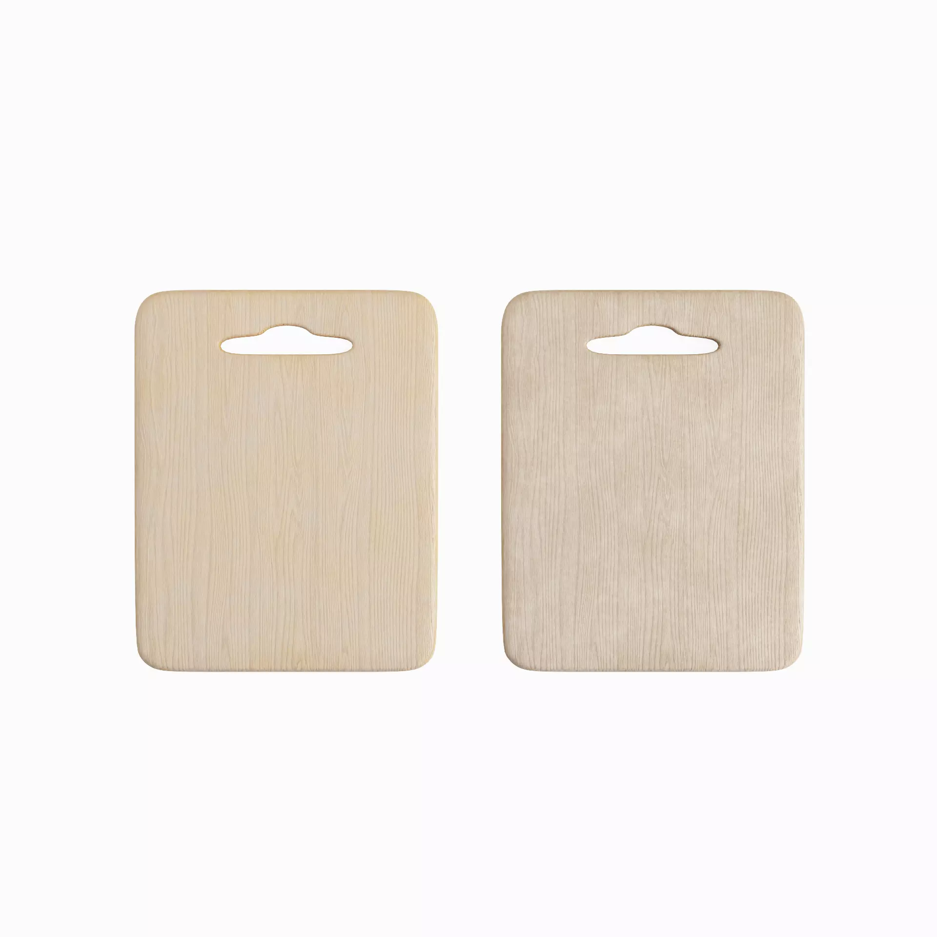 Cutting Board Set B Low-poly 3D model_0