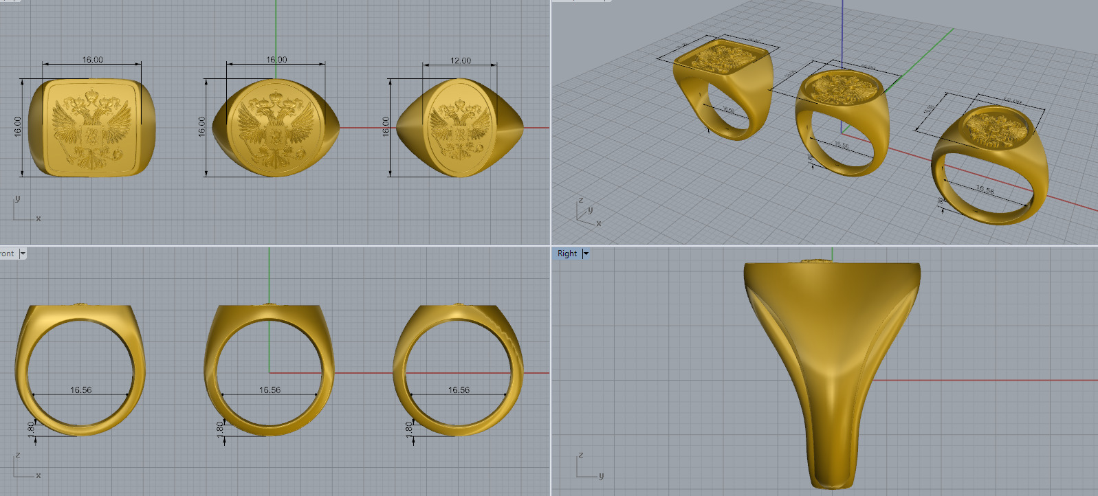 Eagle of Empire 3D print model_8