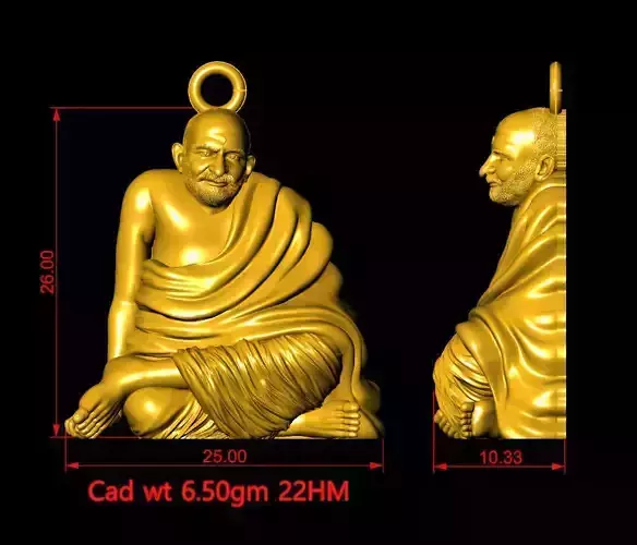 neem karoli baba pendent