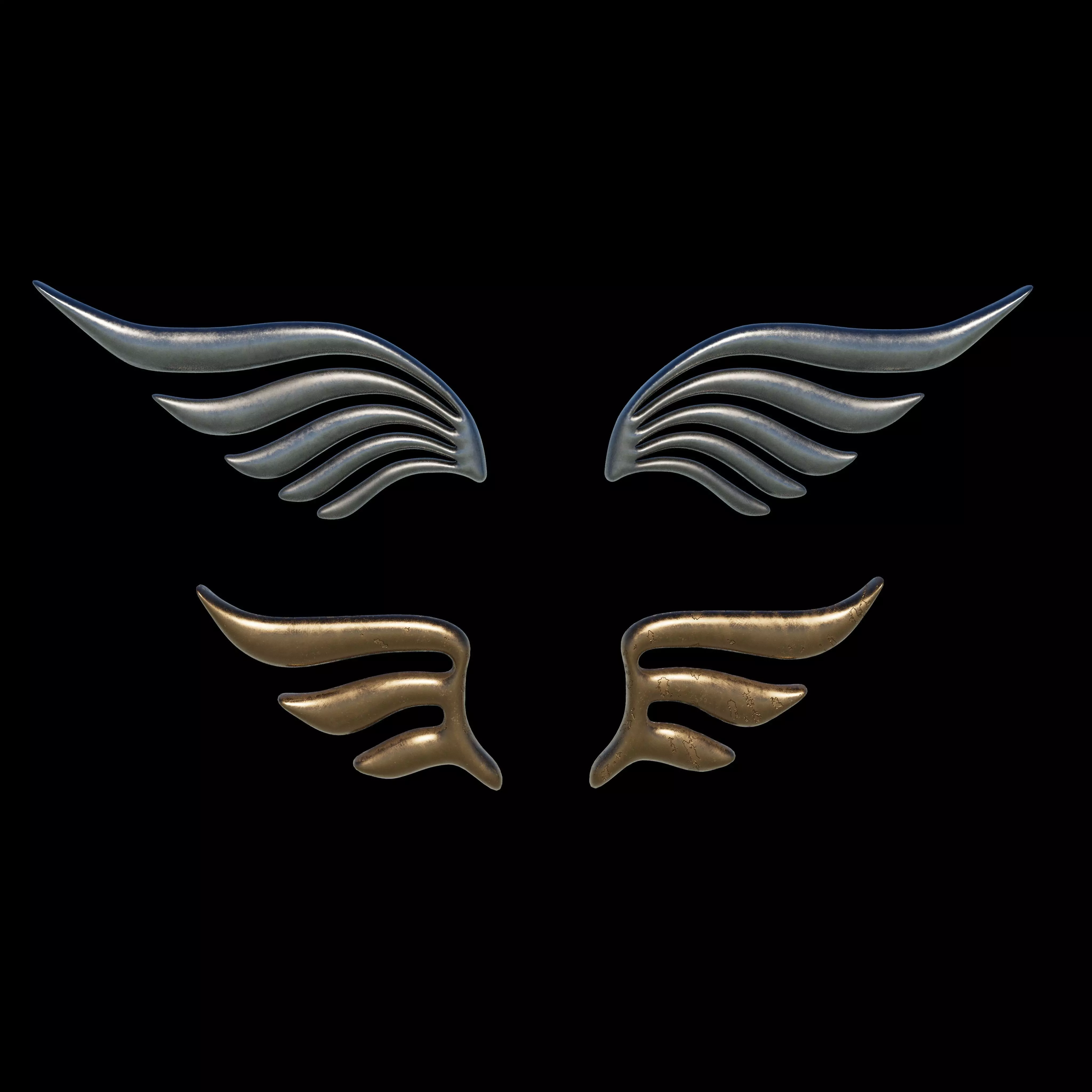 Eagle Wing 03 3D model_0