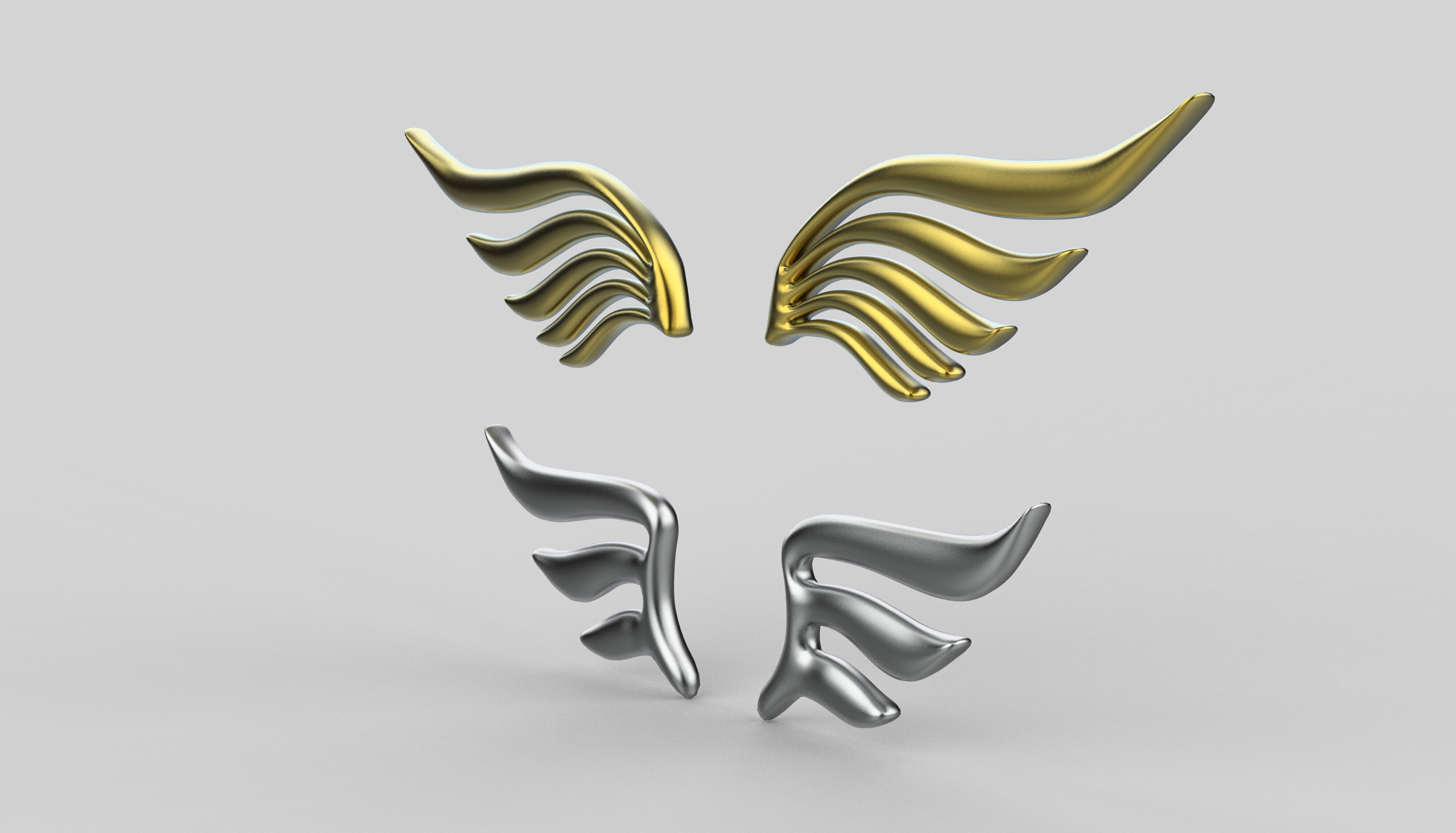 Eagle Wing 03 3D model_8
