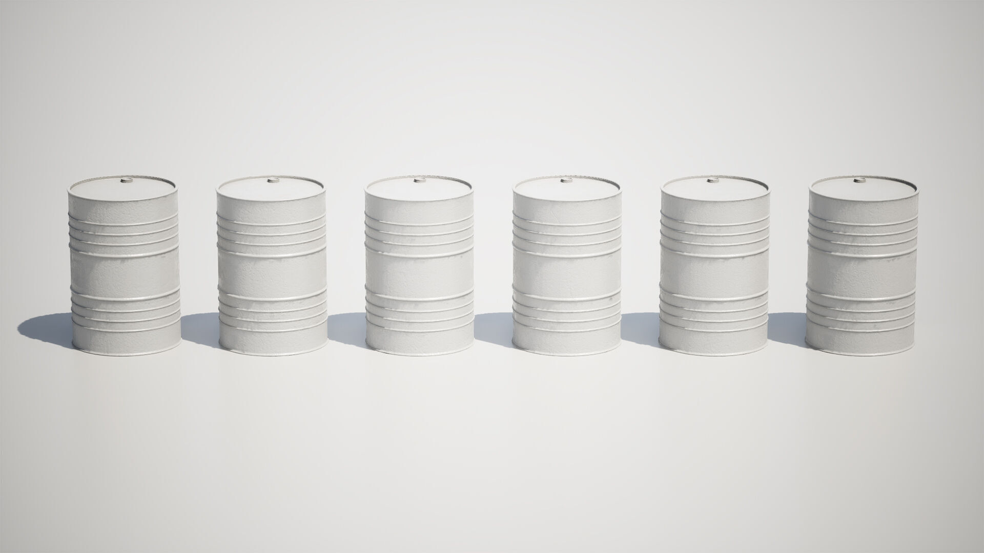 Barrel Pack Vol 01 Low-poly 3D model_4