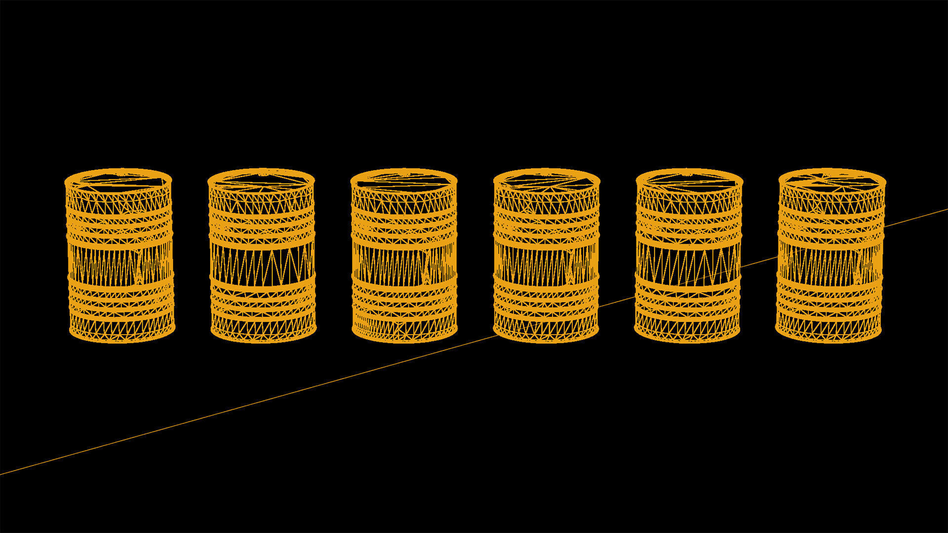 Barrel Pack Vol 01 Low-poly 3D model_5