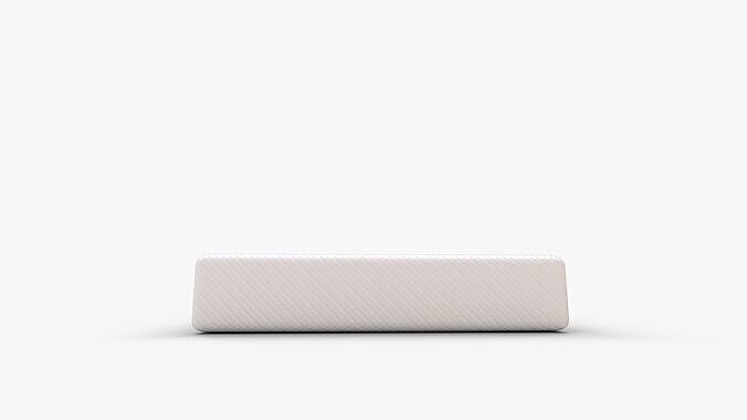 Zinus Memory Foam Narrow Twin Mattress 3D model 6