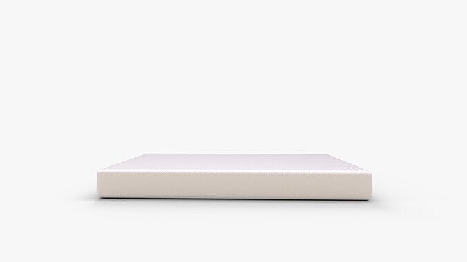 Zinus Memory Foam Narrow Twin Mattress 3D model 2
