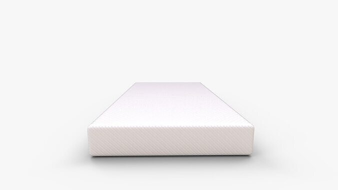 Zinus Memory Foam Narrow Twin Mattress 3D model 5