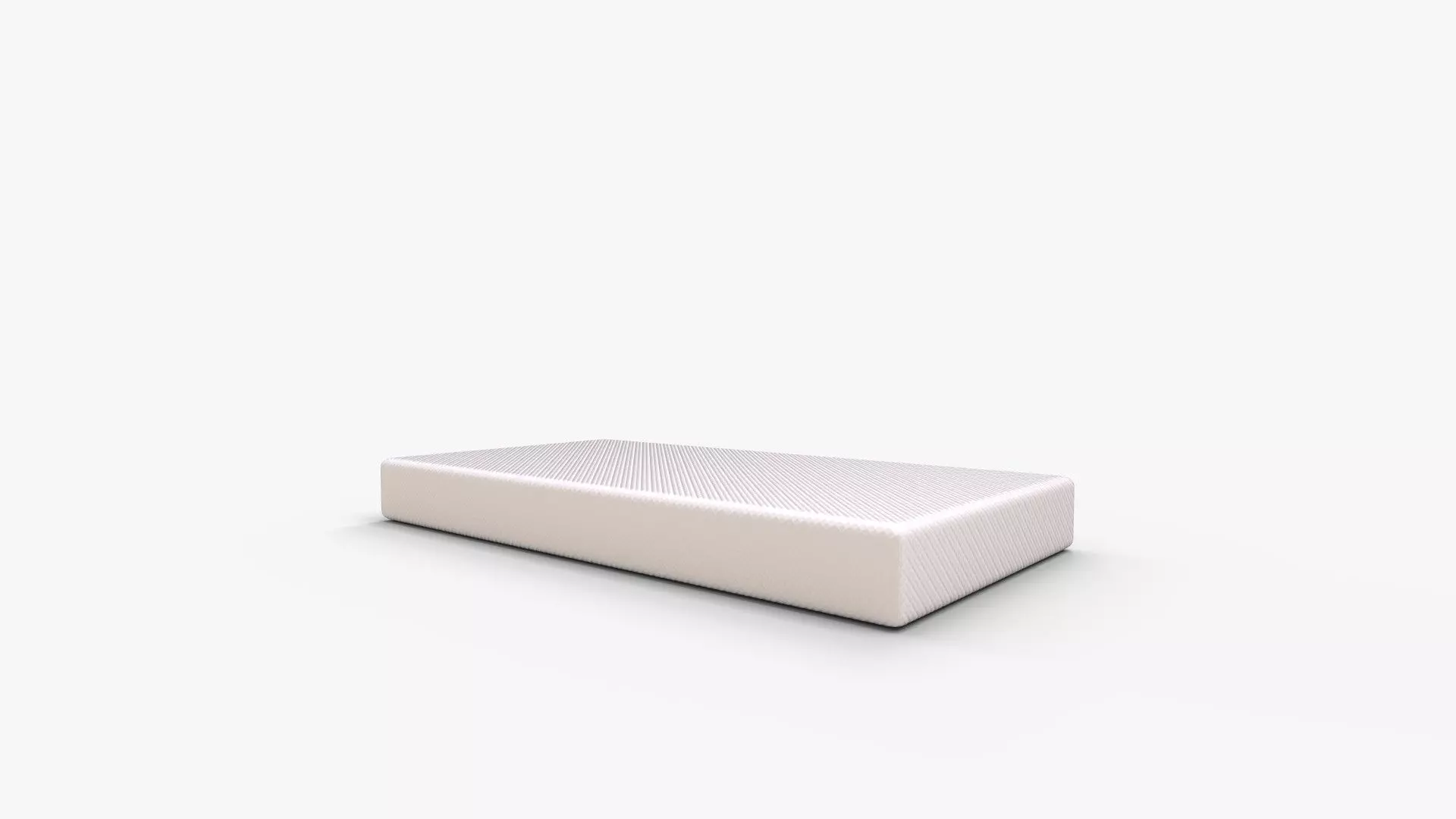 Zinus Memory Foam Narrow Twin Mattress 3D model_0