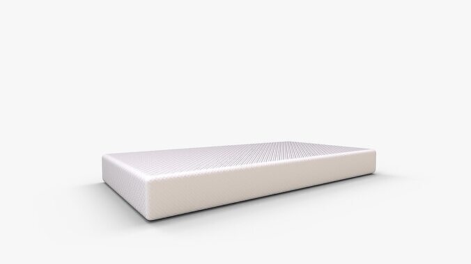 Zinus Memory Foam Narrow Twin Mattress 3D model 4