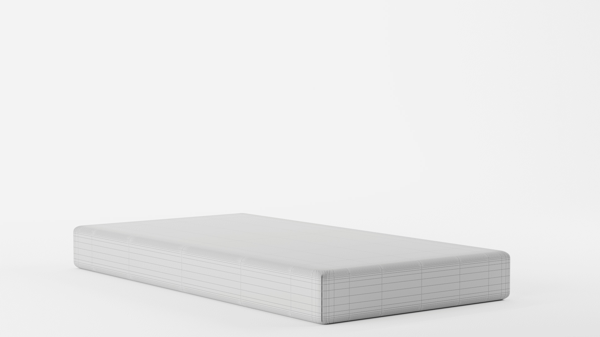 Zinus Memory Foam Narrow Twin Mattress 3D model_10