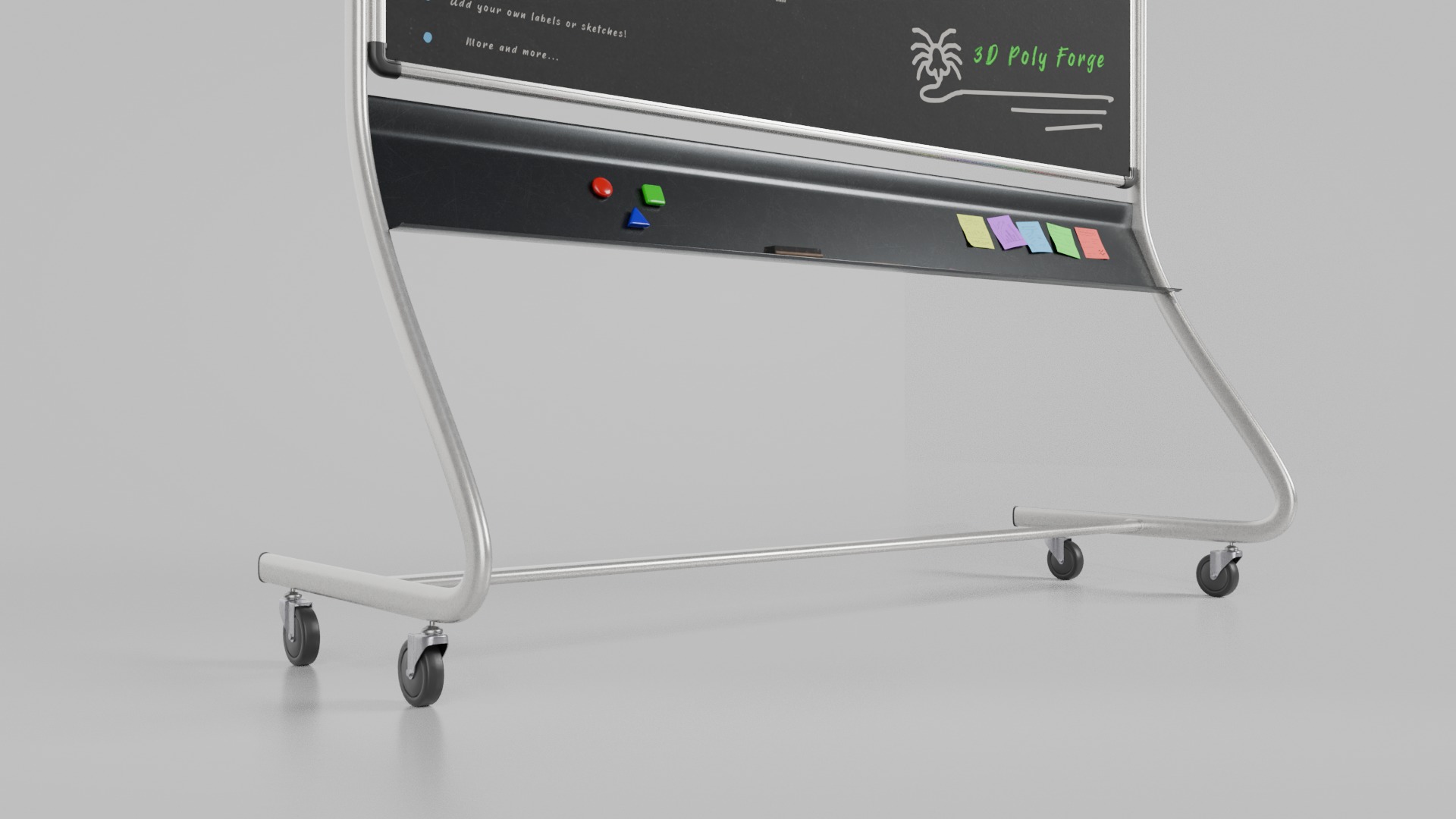 Architectural Visualization Kit - Customizable Writing Boards 3D Model Collection_10