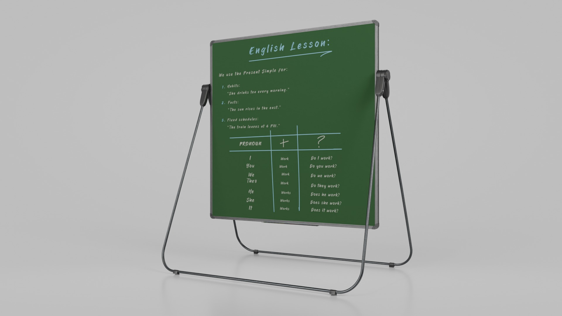 Architectural Visualization Kit - Customizable Writing Boards 3D Model Collection_15