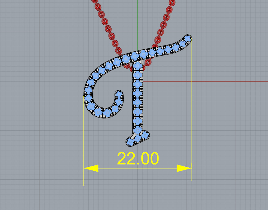 PENDANTS T 3D print model_5