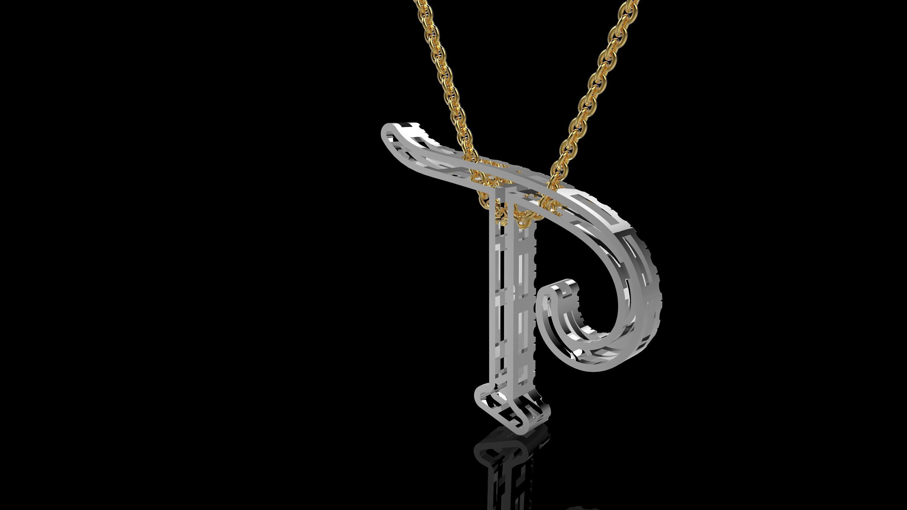 PENDANTS T 3D print model_2