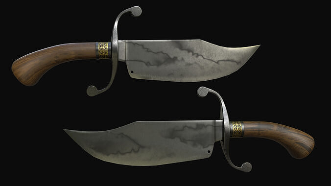 Mexican Bowie Knife 3D model
