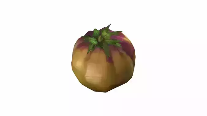 3d Render Rutabaga Rough-skinned And Humble