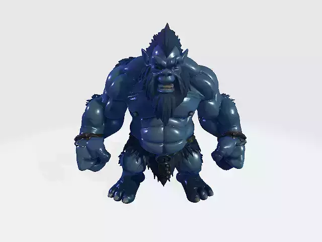 Low Poly Ogre 3D Model - Game-Ready Fantasy Monster