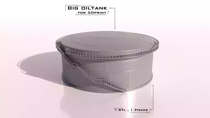 Big OilTank 3D print model