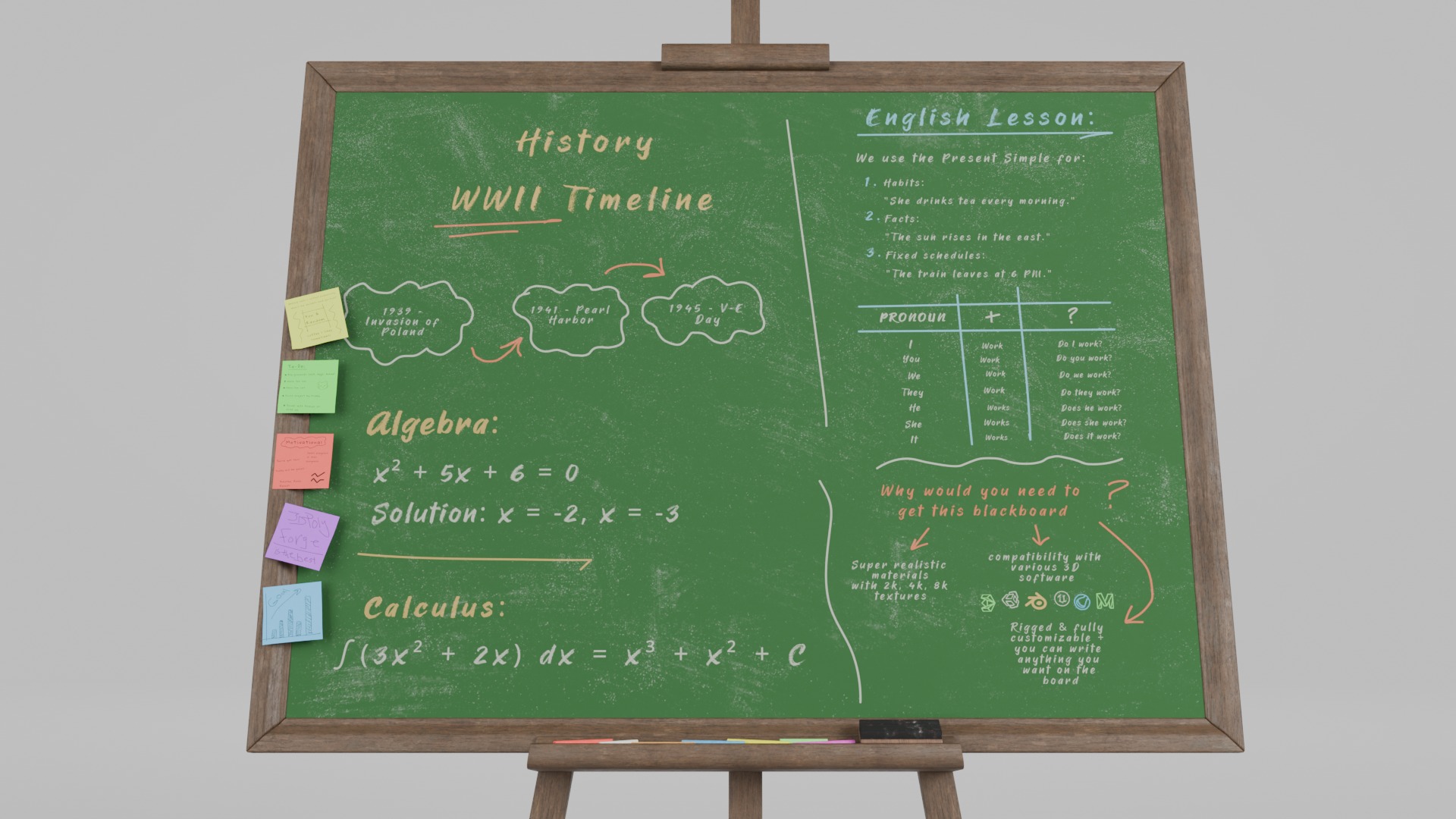 Designer Aesthetic Collection - Customizable Writing Boards _26