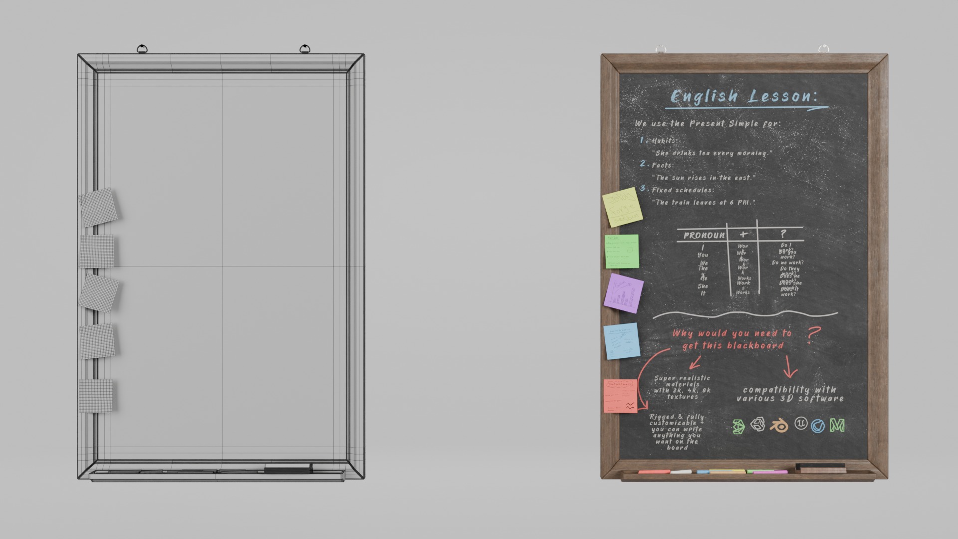 Designer Aesthetic Collection - Customizable Writing Boards _14