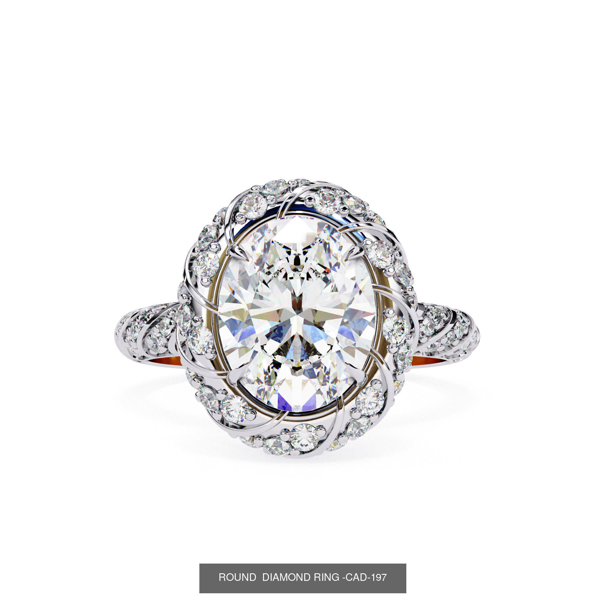 DIAMOND RING FOR EXPORT SELLER 3D Model Collection_64