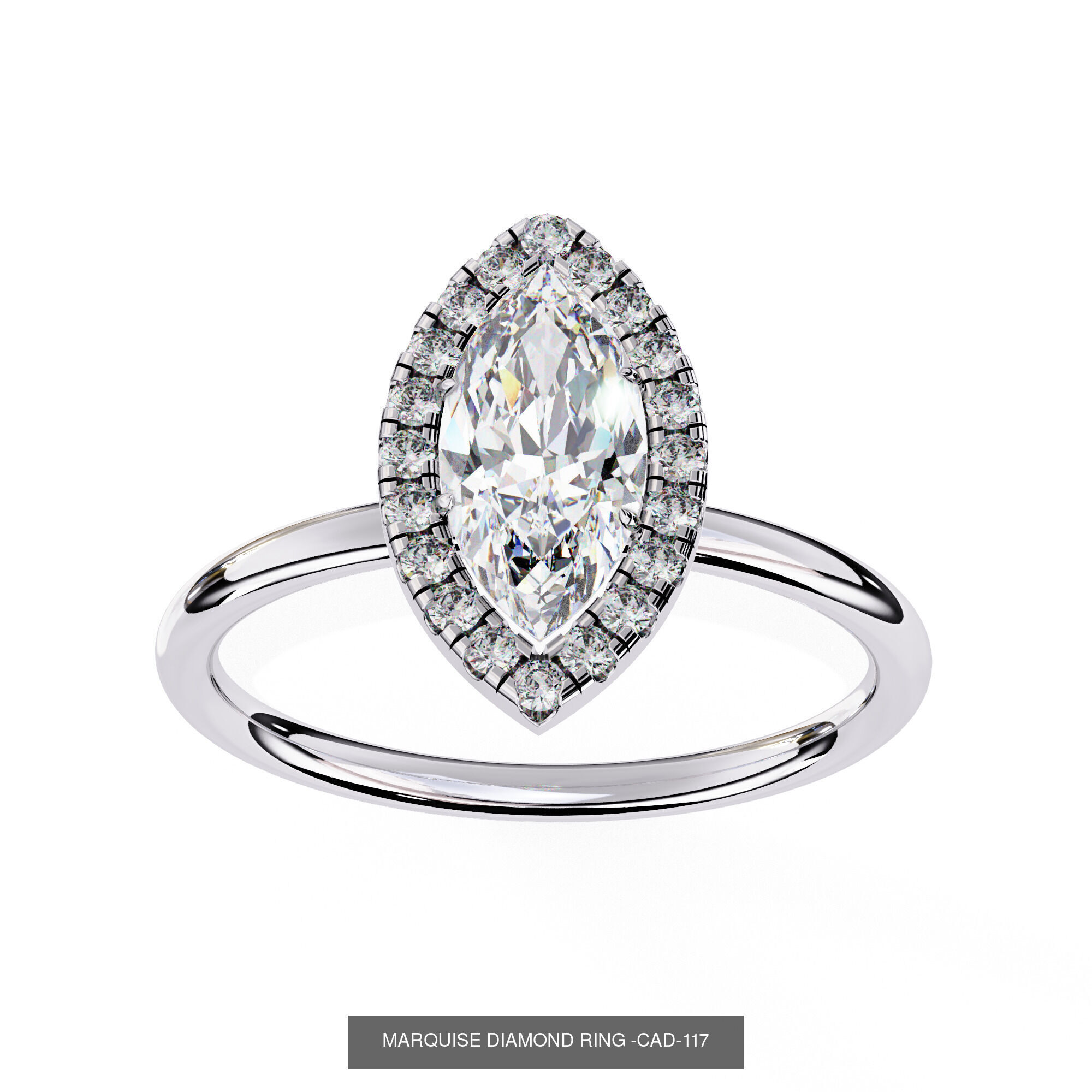 DIAMOND RING FOR EXPORT SELLER 3D Model Collection_53