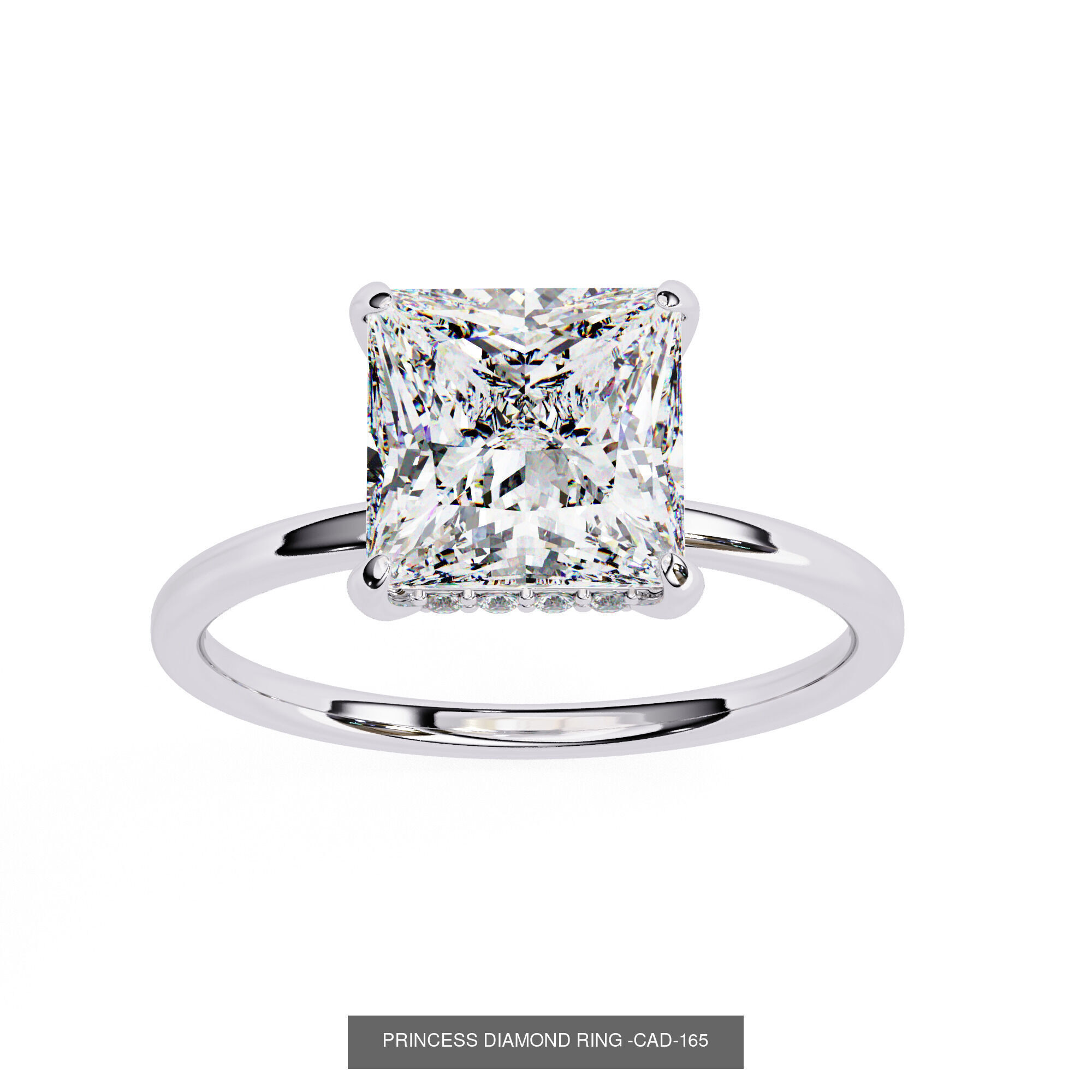 DIAMOND RING FOR EXPORT SELLER 3D Model Collection_58