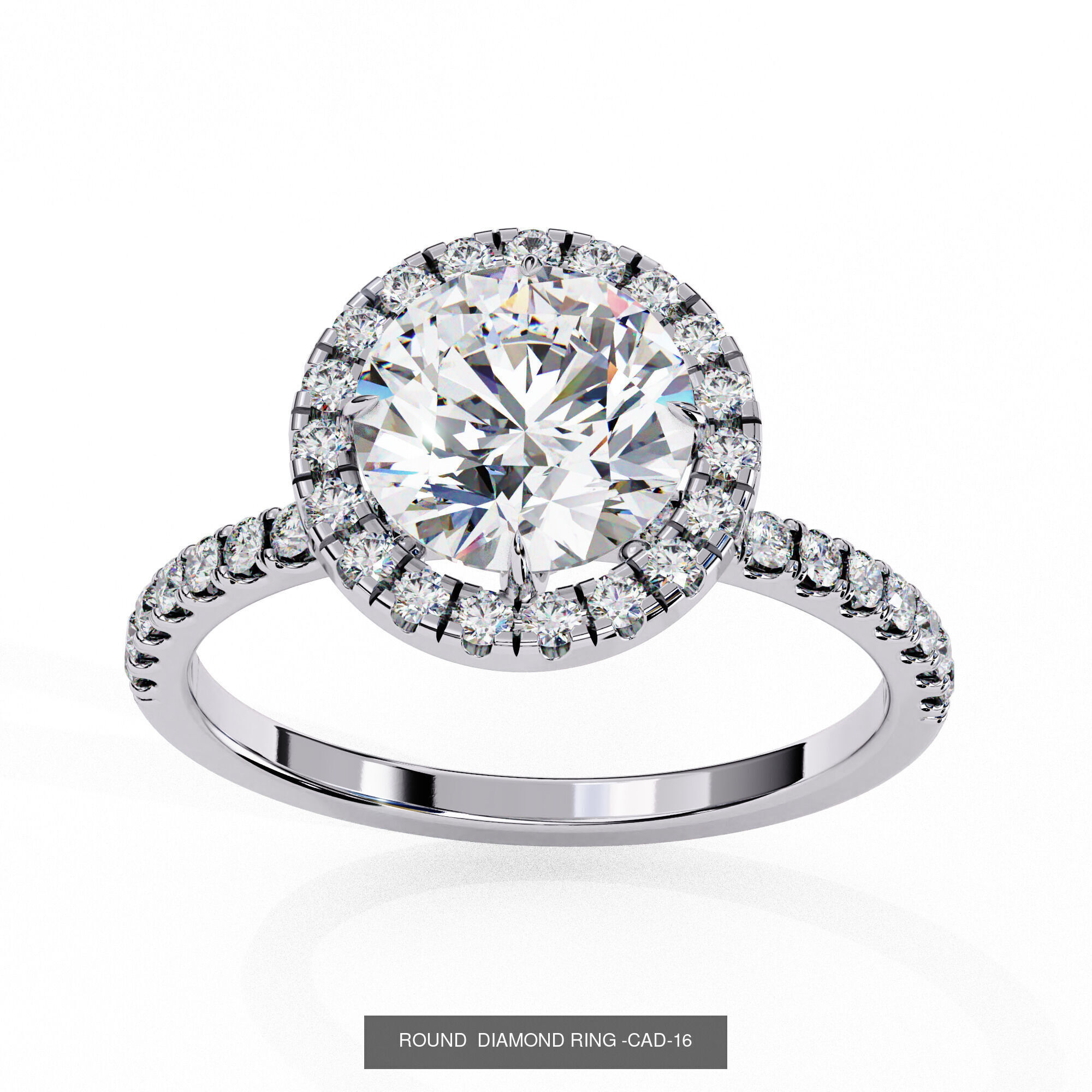 DIAMOND RING FOR EXPORT SELLER 3D Model Collection_22