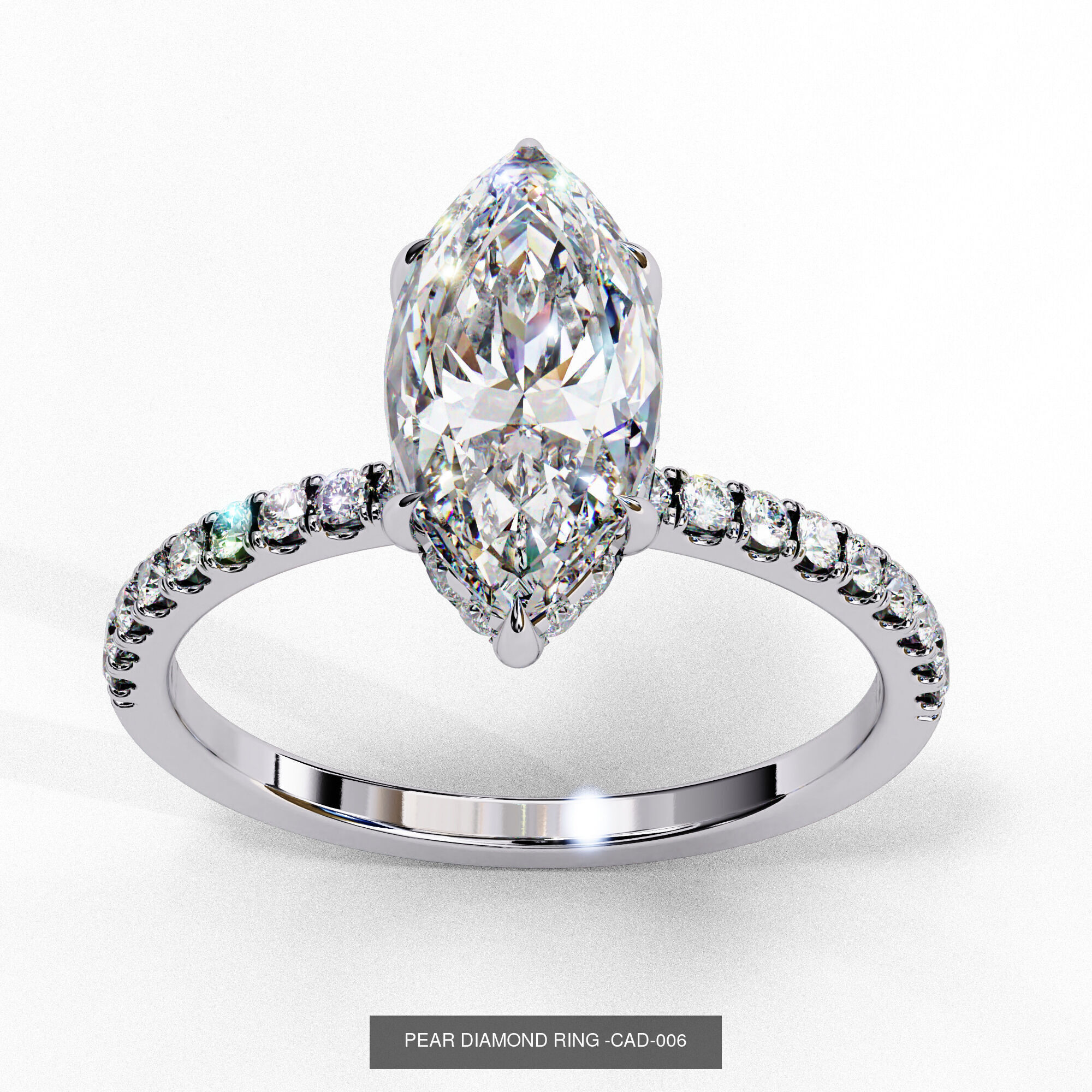 DIAMOND RING FOR EXPORT SELLER 3D Model Collection_14