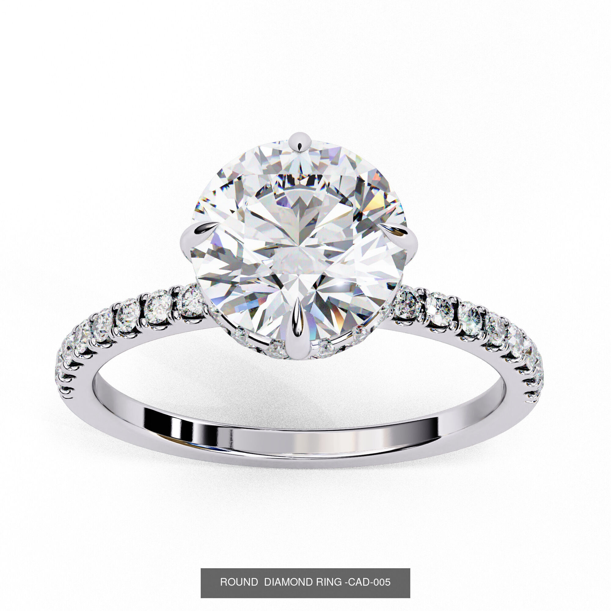 DIAMOND RING FOR EXPORT SELLER 3D Model Collection_15