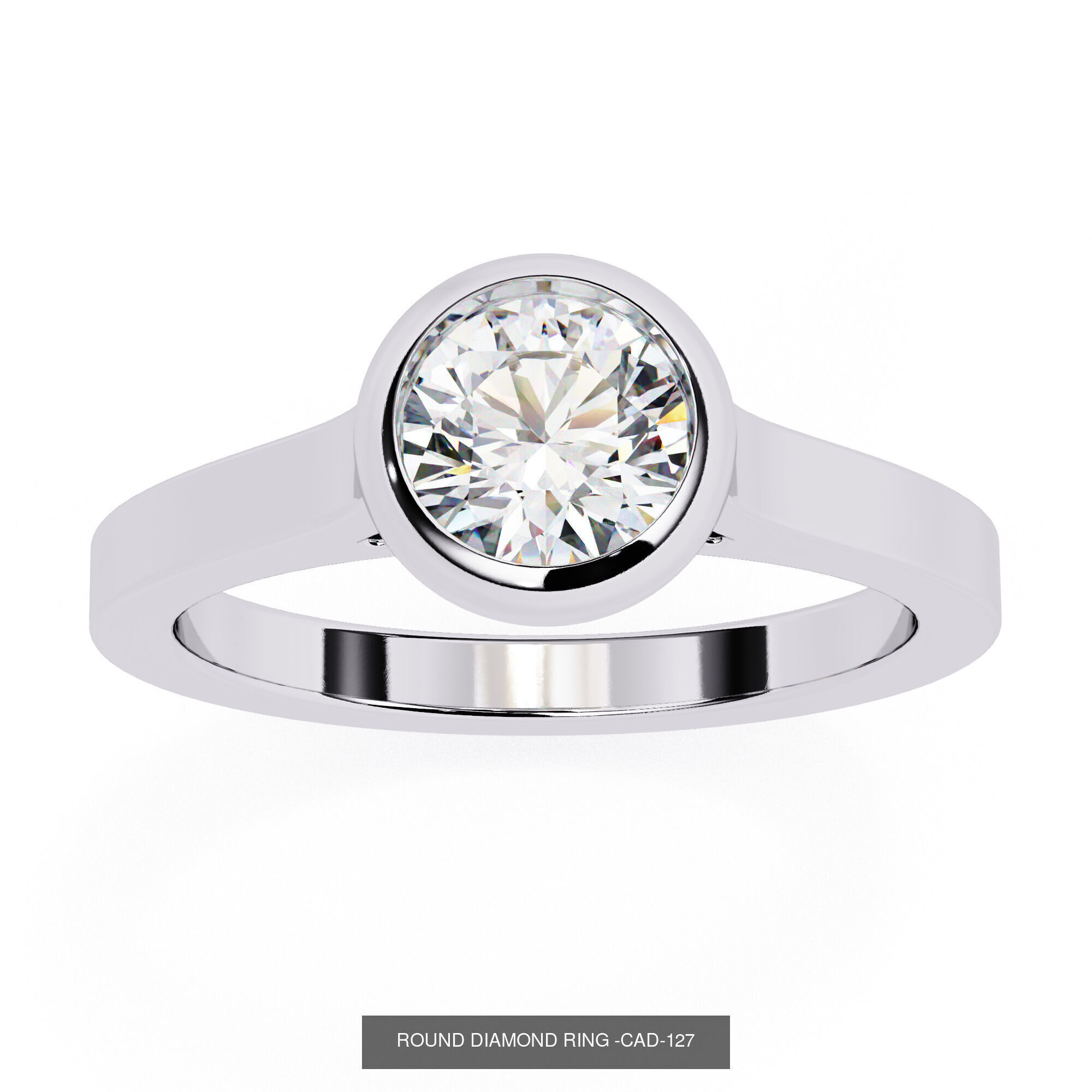 DIAMOND RING FOR EXPORT SELLER 3D Model Collection_55