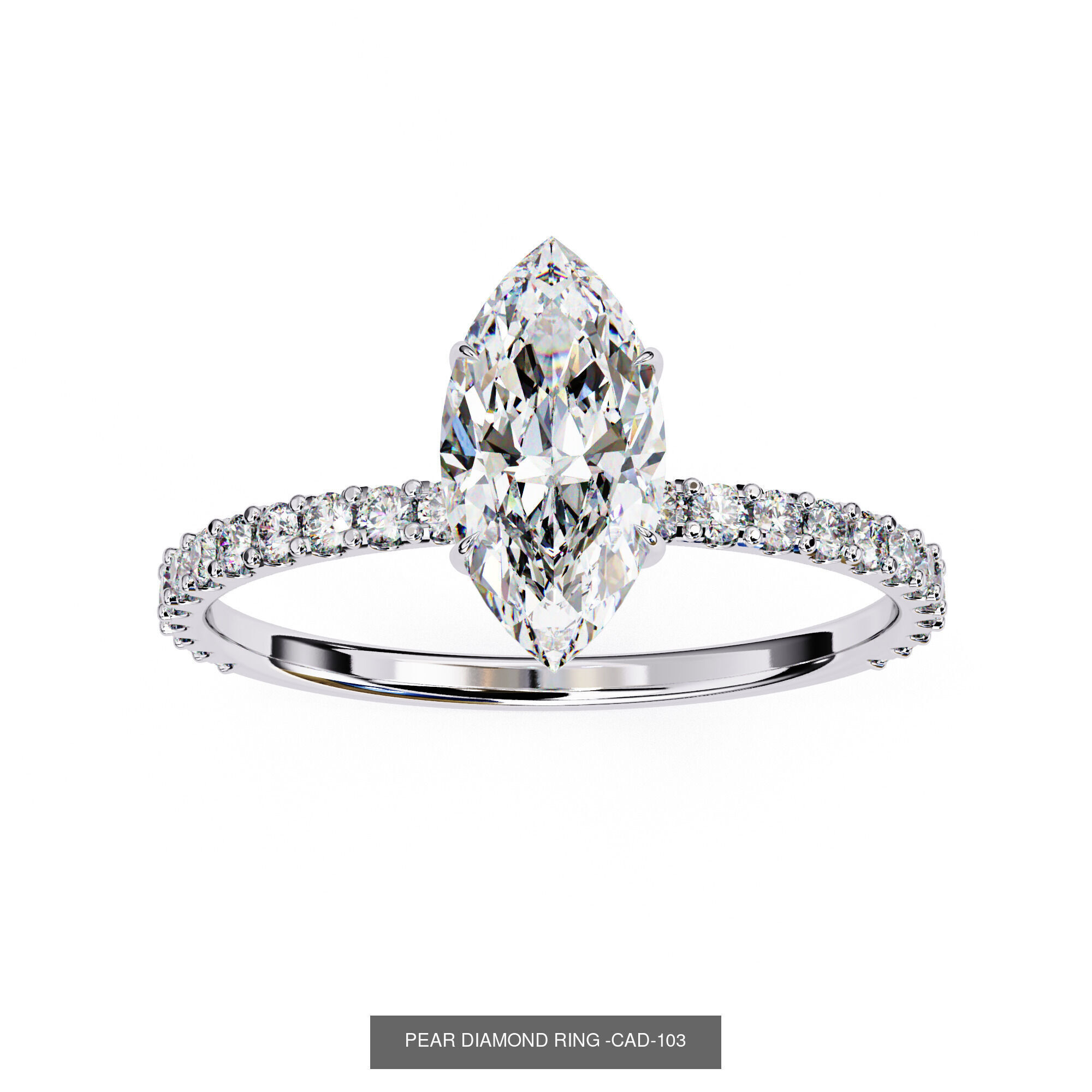 DIAMOND RING FOR EXPORT SELLER 3D Model Collection_38