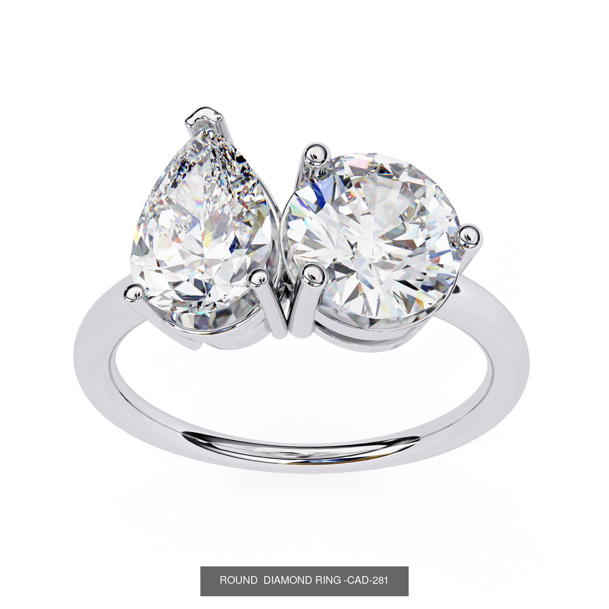 DIAMOND RING FOR EXPORT SELLER 3D Model Collection_13
