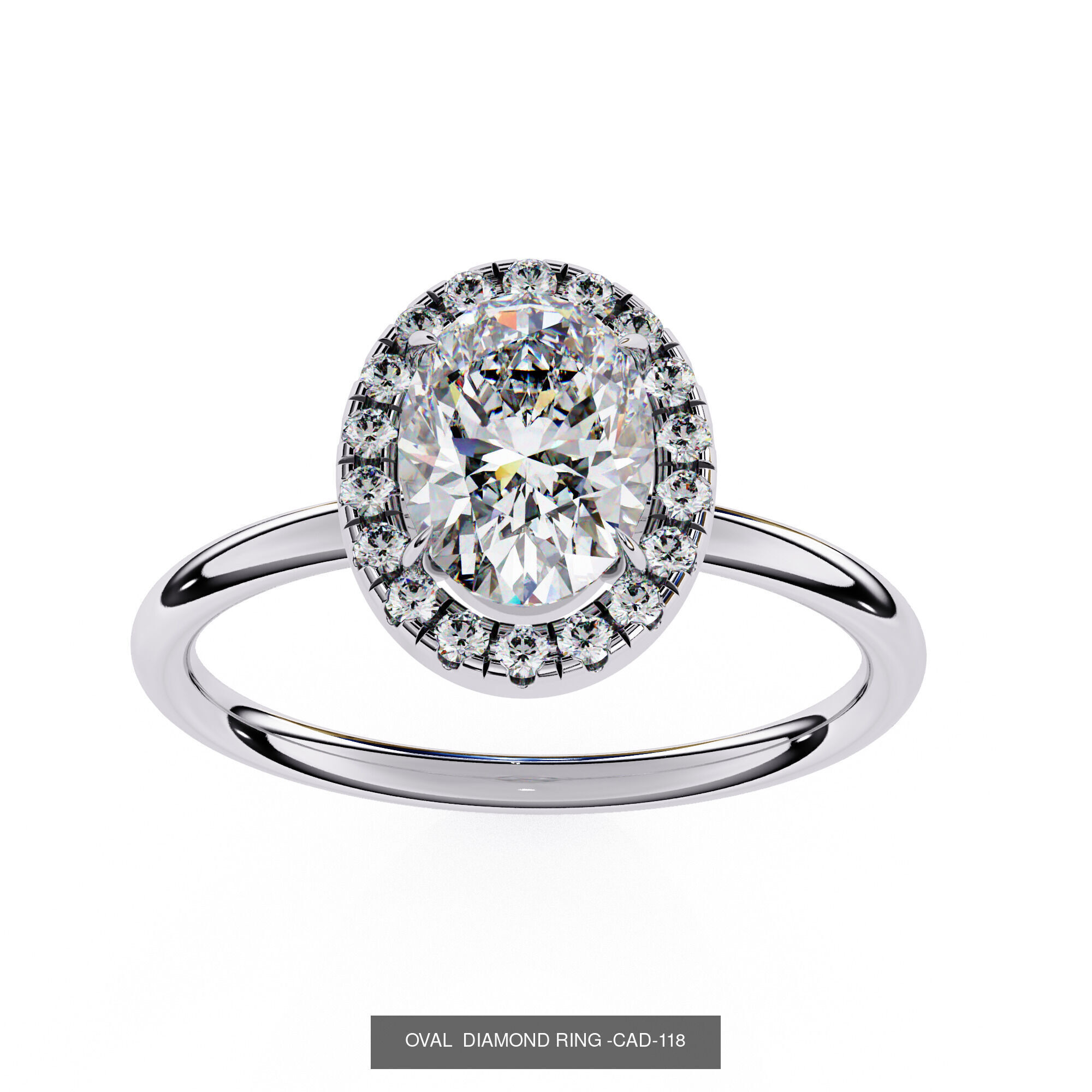 DIAMOND RING FOR EXPORT SELLER 3D Model Collection_46