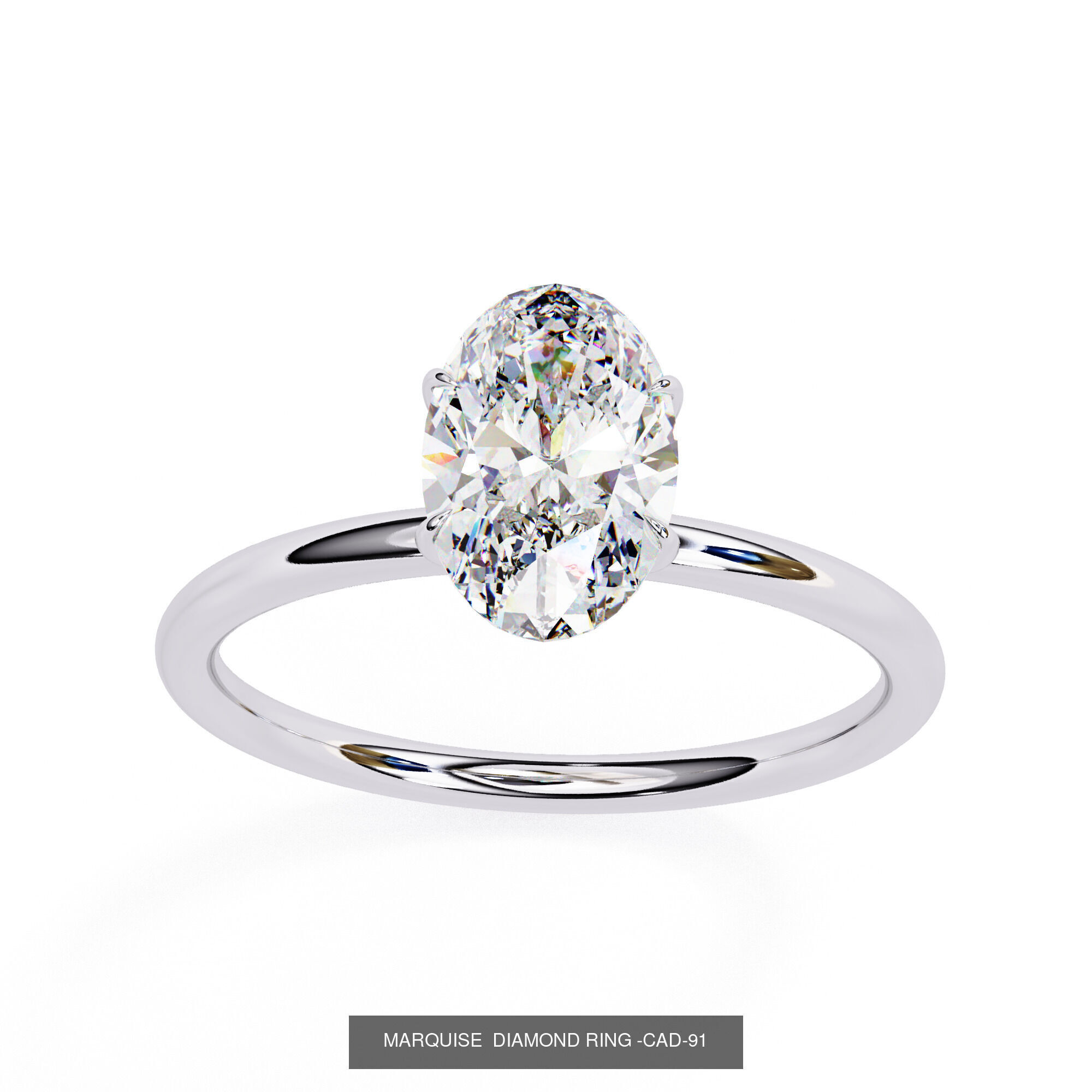 DIAMOND RING FOR EXPORT SELLER 3D Model Collection_34