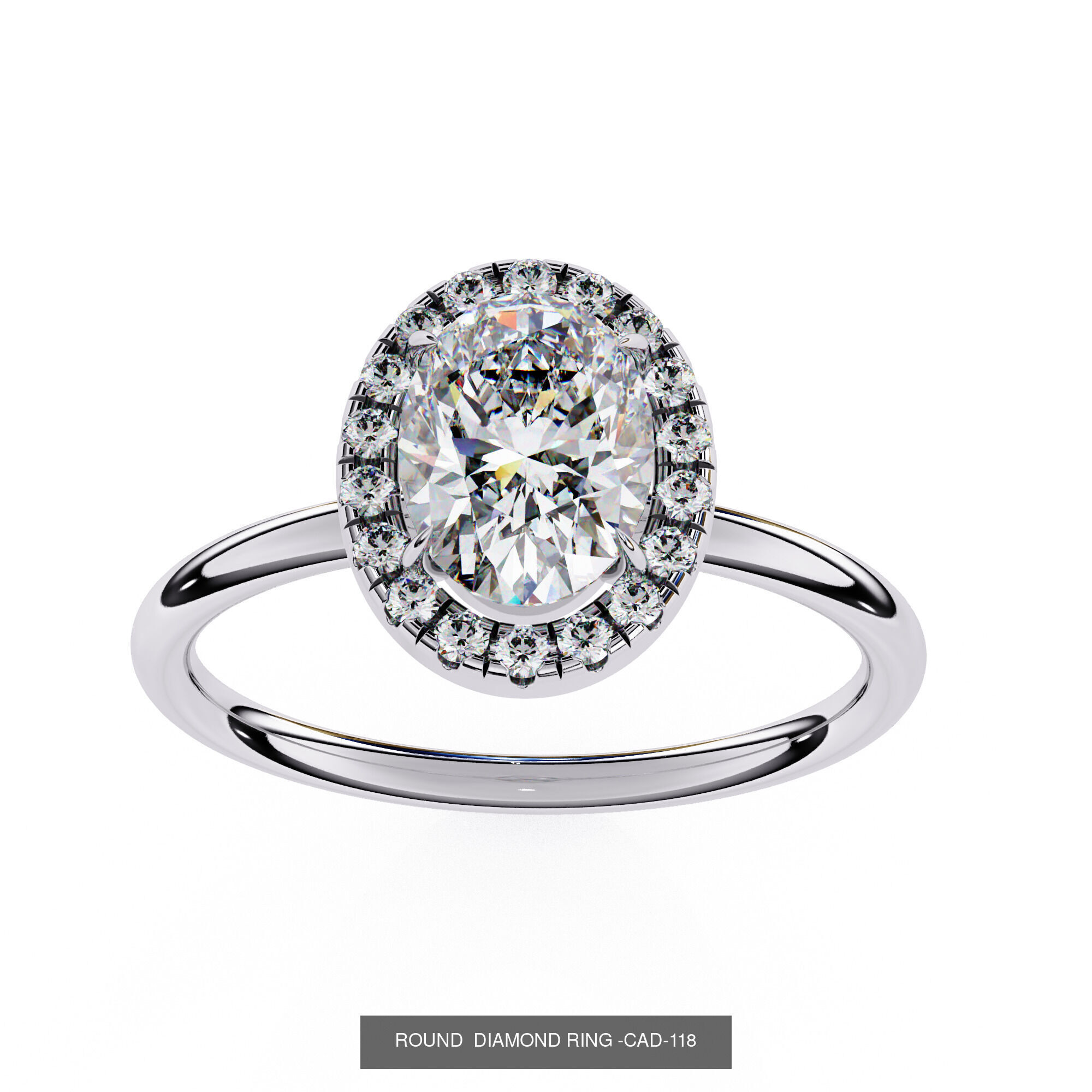 DIAMOND RING FOR EXPORT SELLER 3D Model Collection_54