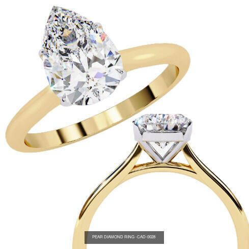 DIAMOND RING FOR EXPORT SELLER 3D Model Collection_25