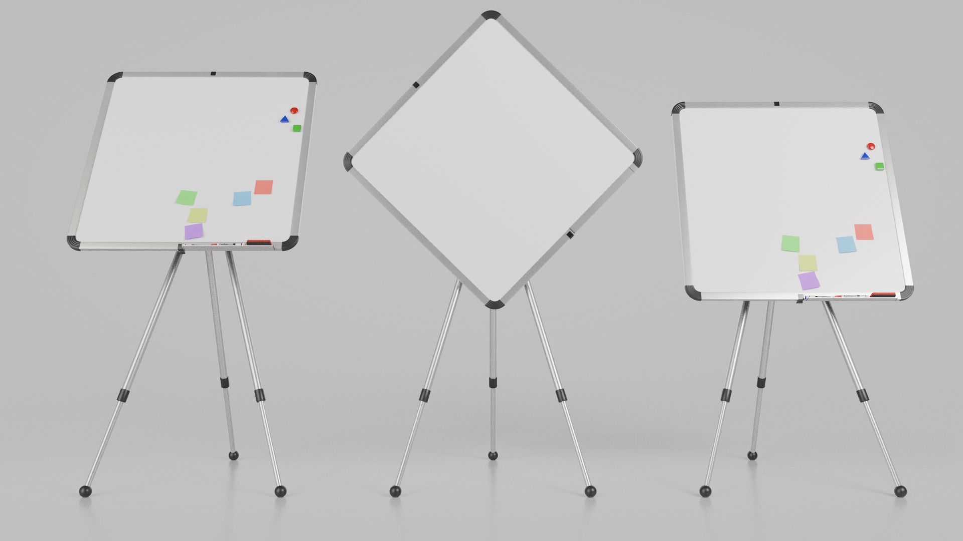 University Classroom Package - Customizable Writing Boards 3D Model Collection_30