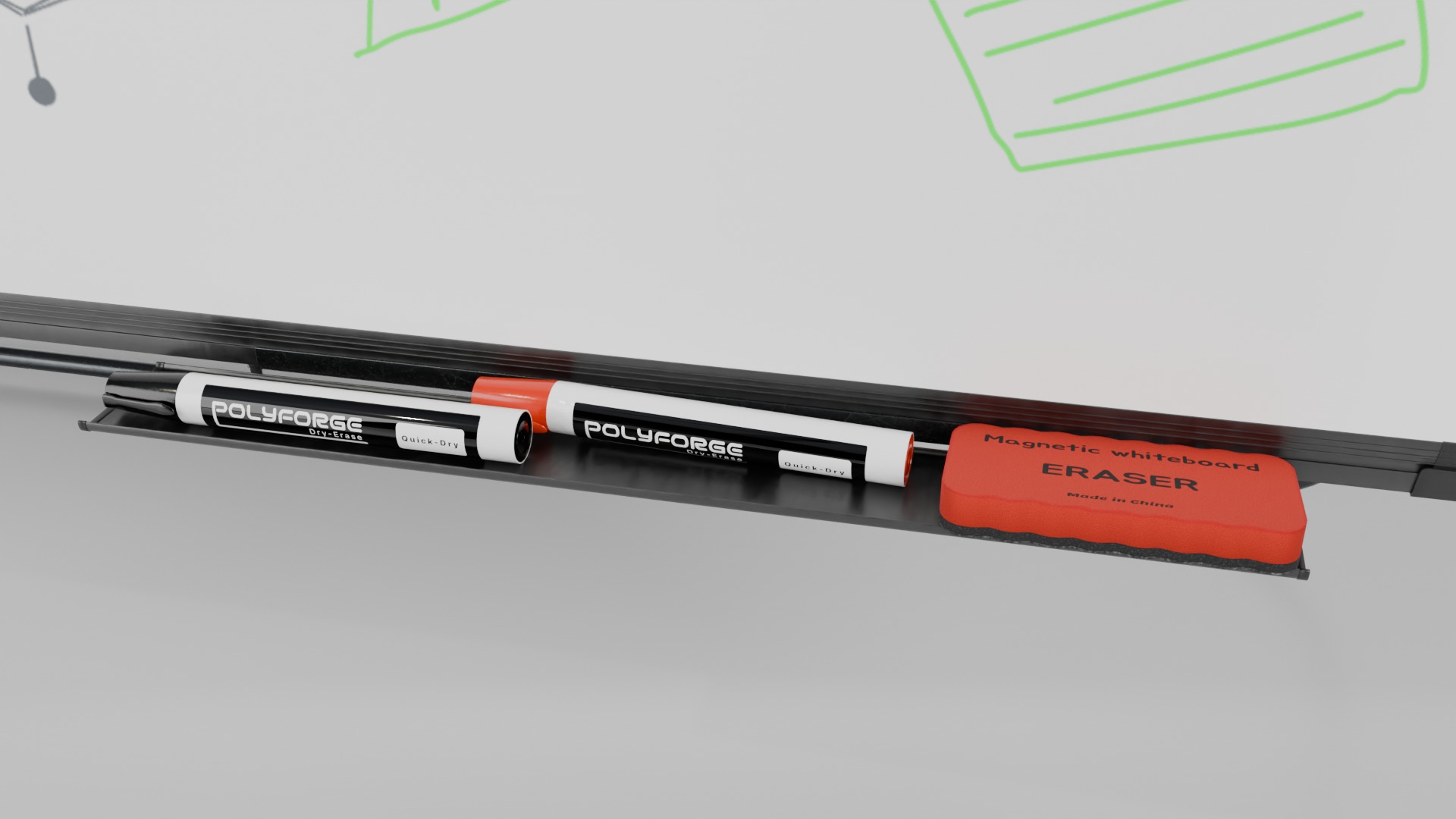 Versatile Presentation Bundle - Customizable Writing Boards 3D Model Collection_27