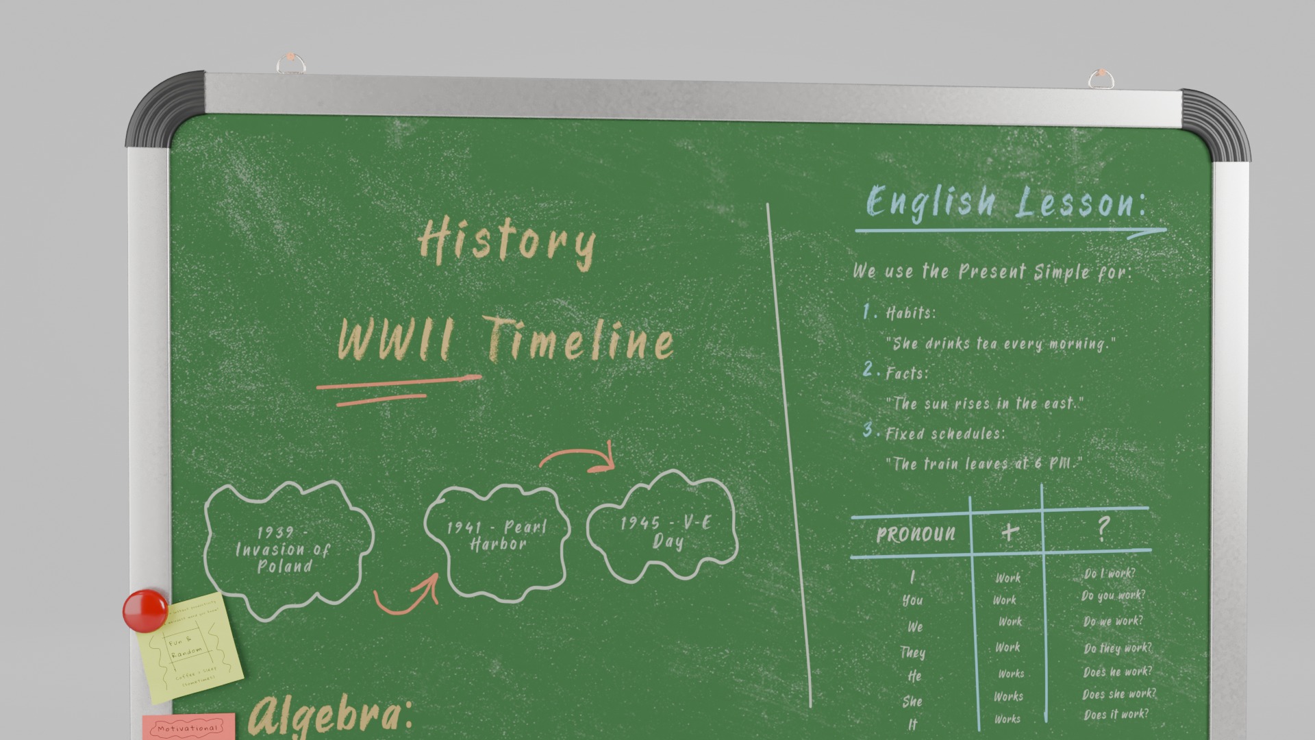 Versatile Presentation Bundle - Customizable Writing Boards 3D Model Collection_20