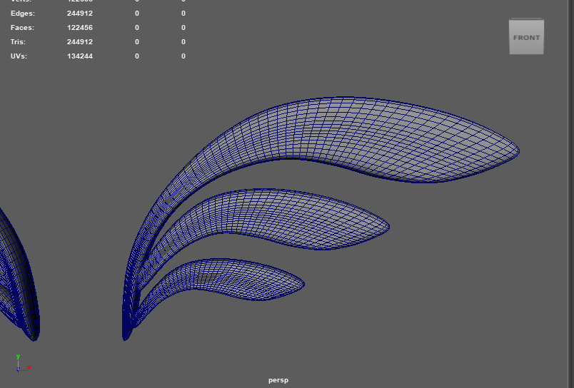 Winged Laurel Wreath 3D model_12