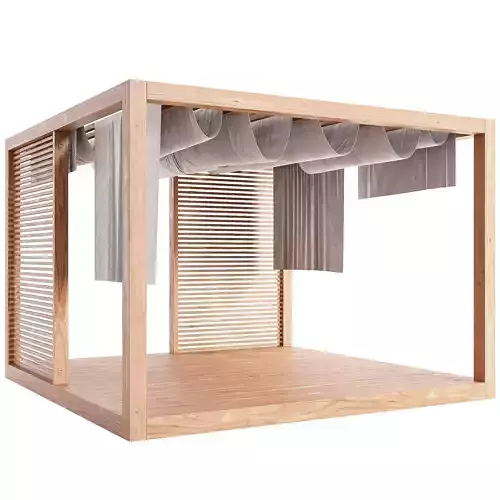 Garden Lounge Structur 06 3D model