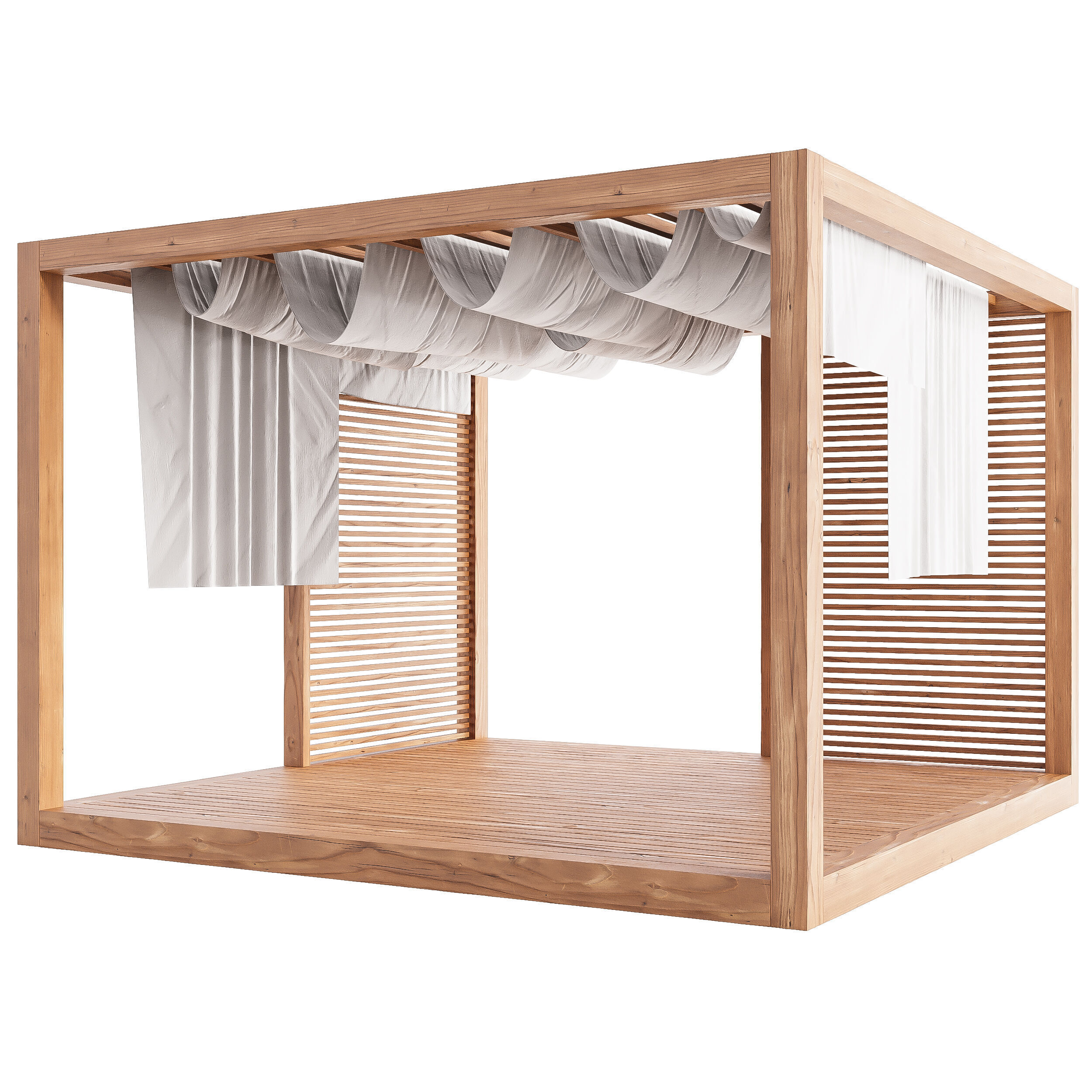 Garden Lounge Structur 06 3D model_3