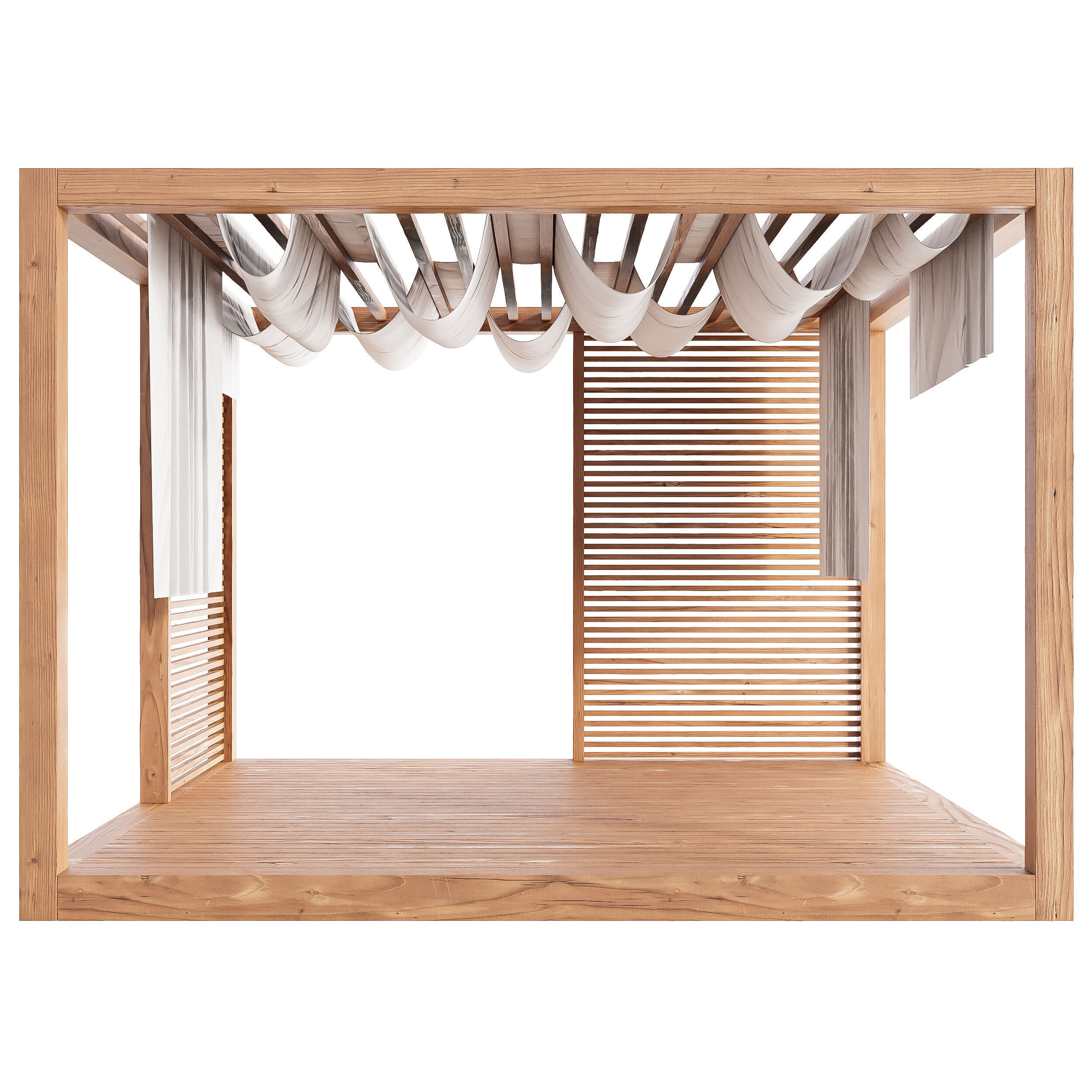 Garden Lounge Structur 06 3D model_4