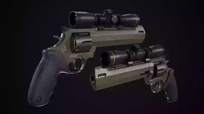 Taurus Raging Hunter 44 Magnum  Army Green