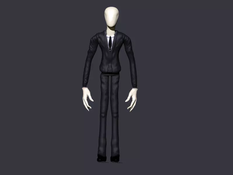 Slender Man 3D print model_0