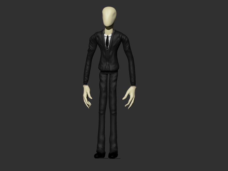 Slender Man 3D print model_1