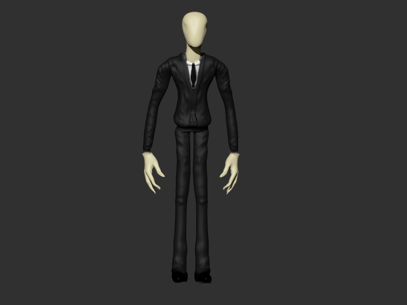 Slender Man 3D print model_4
